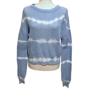 Ultra Flirt NWT Tie Dye Distressed Sweater Juniors S